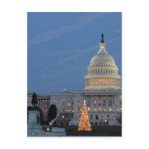US Capitol celebrating Christmas photo postcards by janejiang US Capitol celebrating Christmas photo postcards