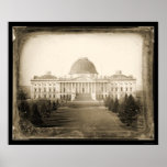 US Capitol DC Daguerreotype 1846 Posters
