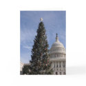 US Capitol Hill christmas tree cards