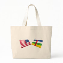 US & Central African Republic Flags bags by Vexillophile US & Central African Republic Flags bags