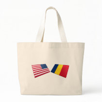 US & Chad Flags bags
