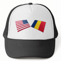 US & Chad Flags hats by Vexillophile US & Chad Flags hats