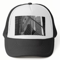 US & Chicago city flag hats
