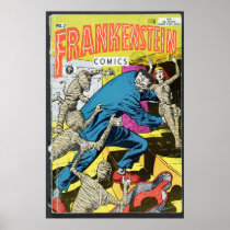 US comic - Frankenstein Print