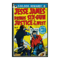 US comic - Jesse James posters by pixidapps US comic - Jesse James posters
