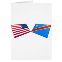 US & Congo Democratic Republic Flags cards by Vexillophile US & Congo Democratic Republic Flags cards