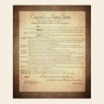US Constitution Bill of Rights posters