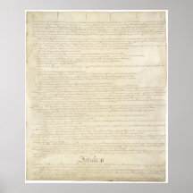 US. Constitution Page 2 Posters
