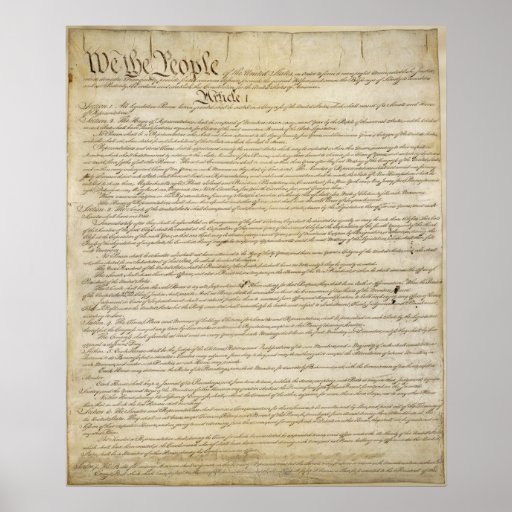 US Constitution Poster | Zazzle
