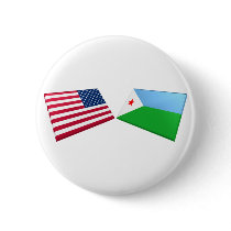 US & Djibouti Flags buttons by Vexillophile US & Djibouti Flags buttons