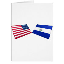 US & El Salvador Flags cards by Vexillophile US & El Salvador Flags cards