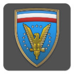 US European Command Square Stickers