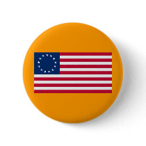 US flag 13 stars Betsy Ross Pinback Buttons