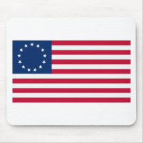 US flag 13 stars Betsy Ross Mouse Pad