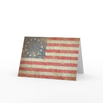 US Flag 1776 Card
