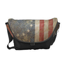 US Flag 1776 Courier Bags
