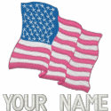 US Flag Add Your Name Embroidered Shirt embroidered shirts by embroidered US Flag Add Your Name Embroidered Shirt embroidered shirts