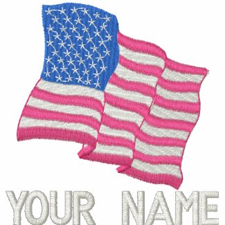 US Flag Add Your Name Embroidered Shirt embroideredshirt