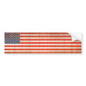US Flag Aged bumper stickers by reflexart US Flag Aged bumper stickers