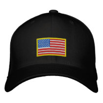US Flag - America embroidered hats