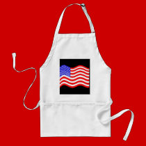 US flag aprons
