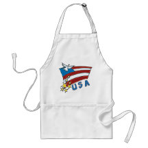US Flag Aprons