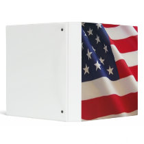 US flag binder