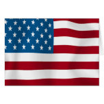 US FLAG GREETING CARD