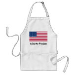 US Flag Day: Freedom in Red, White, and Blue Apron