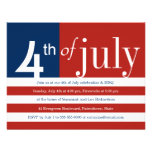 US Flag Fourth of July Party Invitation