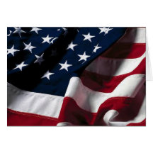 US flag Greeting Card