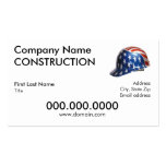 US Flag Helmet  Business Card business cards