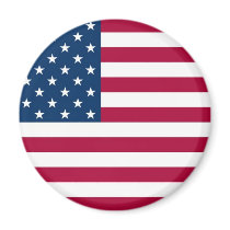 US Flag magnets by DejaVu_Images US Flag magnets