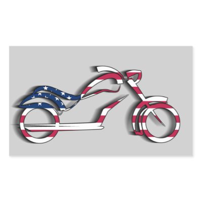 American Flag Motorcycle