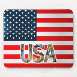 US Flag Mouse Pad