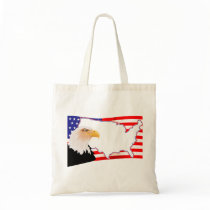 US Flag on Eagle bags