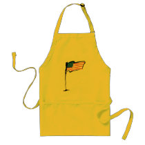 US Flag on Pole aprons