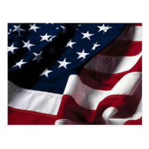 US flag Post Card