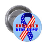 US Flag Ribbon - Bring Our Kids Home Button