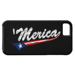 US Flag Style Swoosh 'Merica (worn) iPhone 5 case