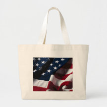 US flag Tote Bags