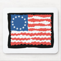 US Flag with 13 Stars mousepads