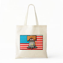 US Flag with Liberty Bell bags