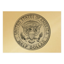 US Great Seal Half Dollar business cards by Websprinter US Great Seal Half Dollar business cards