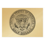 US Great Seal Half Dollar Business Card Templates