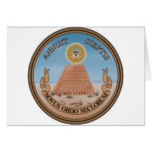 US Great Seal Obverse (Reverse) Side Greeting Cards