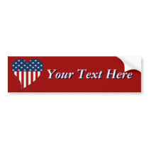 US Heart 1: Create Your Own bumper stickers by ObamaWatch US Heart 1: Create Your Own bumper stickers
