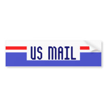 US MAIL BUMPER STICKER