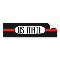 US MAIL bumper sticker