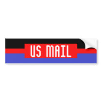 US MAIL bumper sticker